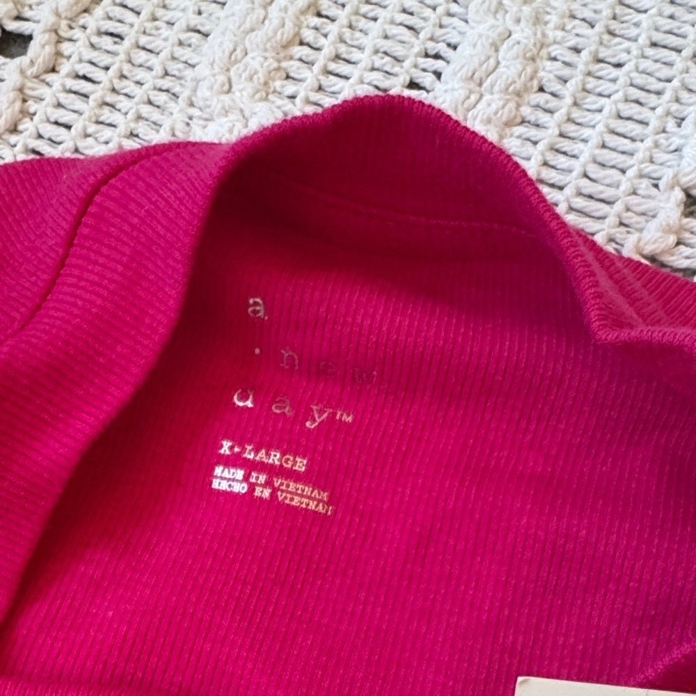 a new day Women's Short Sleeve Tee - Fuchsia - Picture 7 of 10